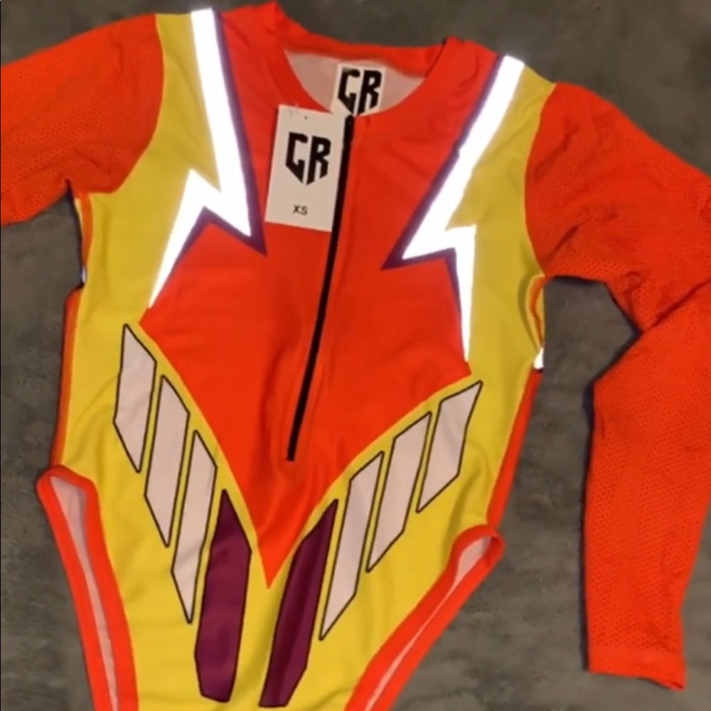 Orange Bodysuit